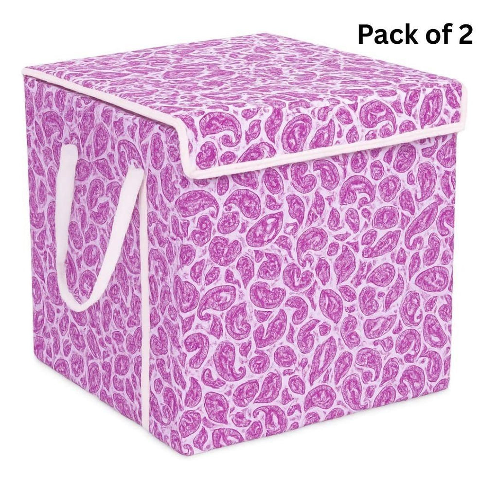 Foldable Laundry Basket/Storage Box (Pack of 2)