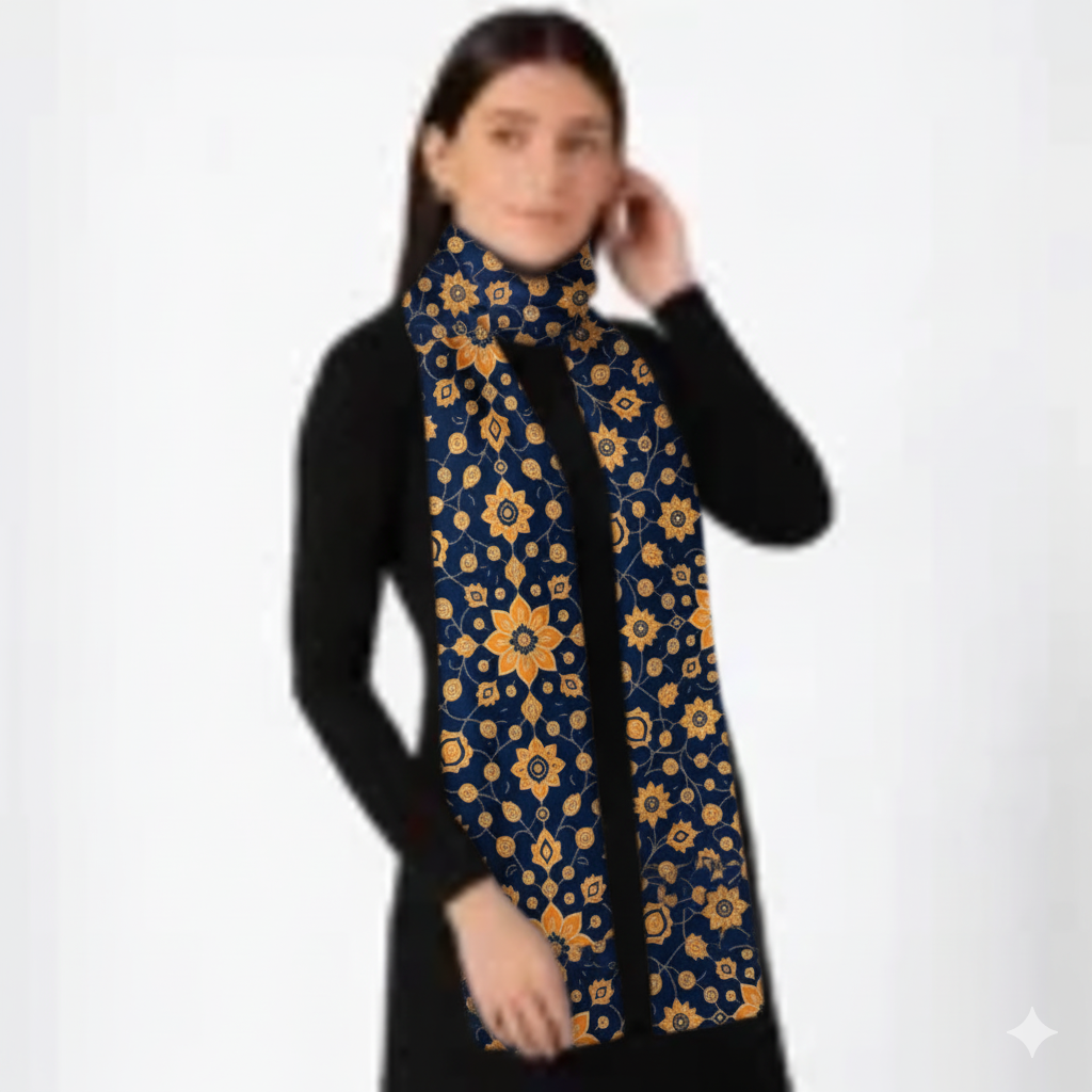 Aop Stole Heritage Design 37