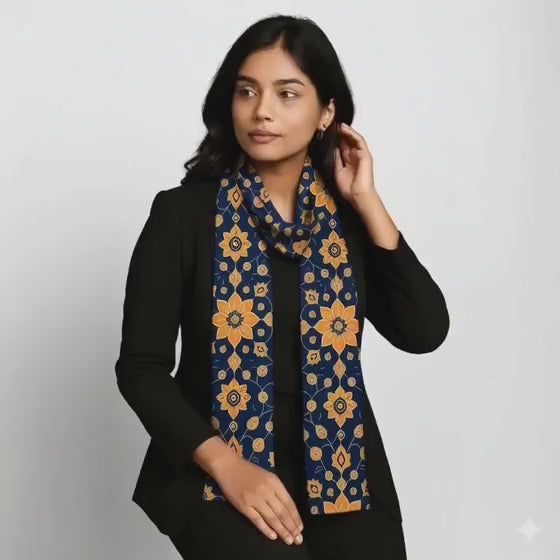 Aop Stole Heritage Design 37